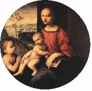 BUGIARDINI, Giuliano Virgin and Child with the Infant St John the Baptist Sweden oil painting reproduction